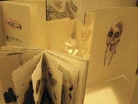 EL DIBUJO EN LOS LIBROS DE ARTISTA, exposición en la Galería Columpio de Madrid.