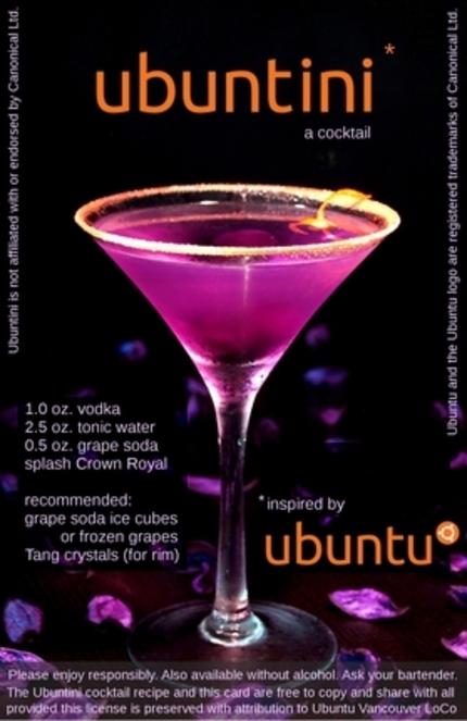 Ubuntini, el cóctel.