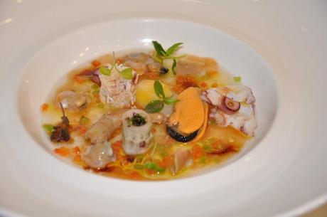 Salpicón de Mariscos La Gastroteca del Balneario Termas Pallarés