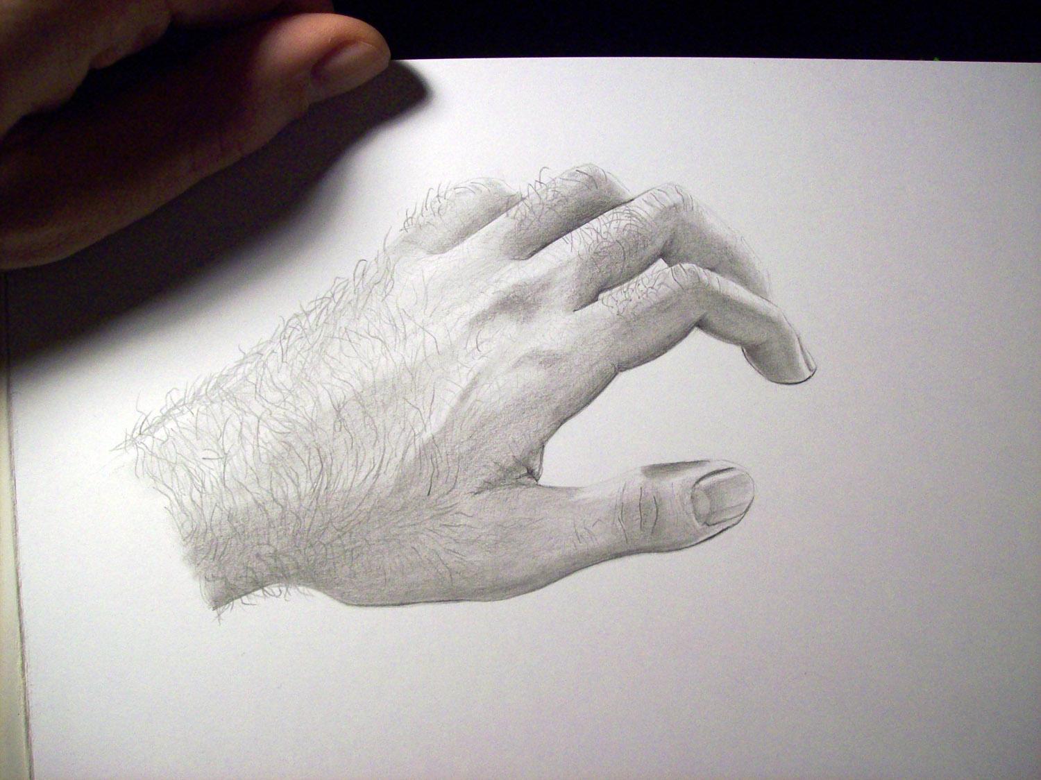 Dibujando manos / Drawing hands