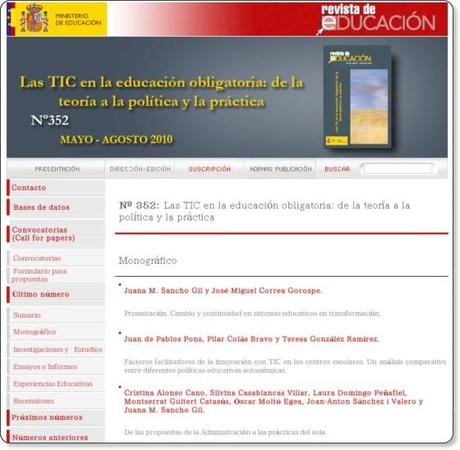 http://www.revistaeducacion.educacion.es/re352_monografico.htm