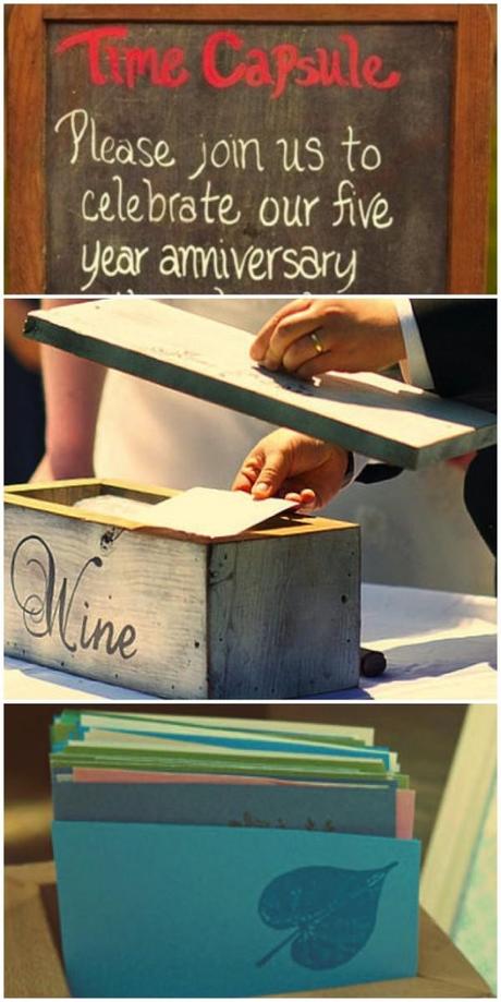 Wedding time capsule