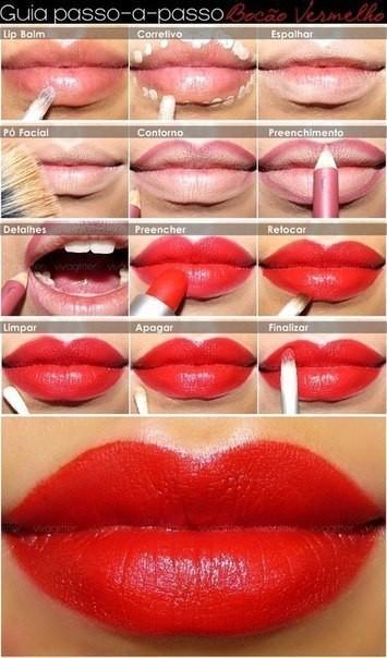 Cómo Maquillar Tus Labios de Rojo
