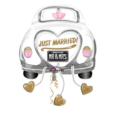 globo-just-married globo coche Just Married