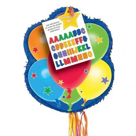 pinata-globos-personalizable piñata globos personalizable