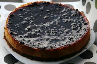 Cheesecake de arándanos