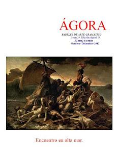 Portada y sumario de Ágora nº 29, edición digital