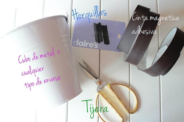 DIY Casa - Organizando las horquillas de pelo