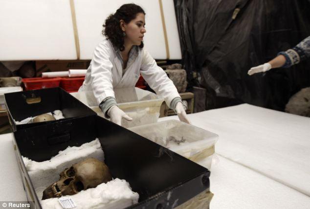 Encontrados 50 cráneos usados en sacrificios aztecas enterrados durante 500 años