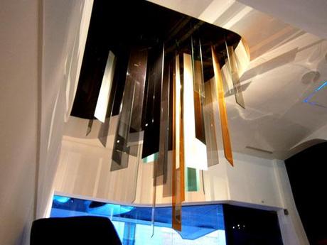 escultura-005-1 Nuevo diseño A-cero In, lámpara de vidrio reutilizado!