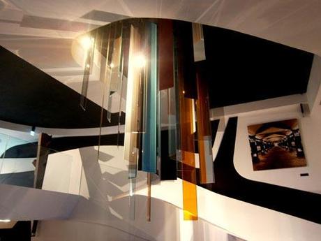 A-cero Projects Nuevo diseño A-cero In, lámpara de vidrio reutilizado!