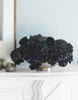 Flores negras para Halloween - Paperblog