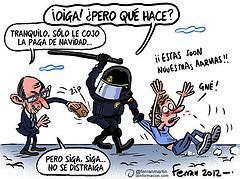 Jueces, políticos y policías.