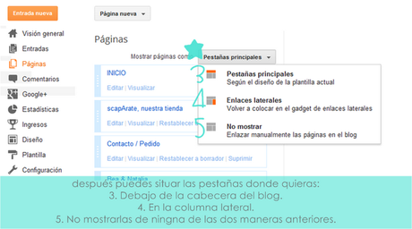 Tutorial para el blog: añadir pestañas