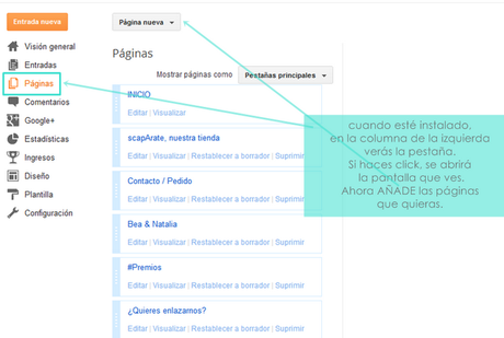 Tutorial para el blog: añadir pestañas