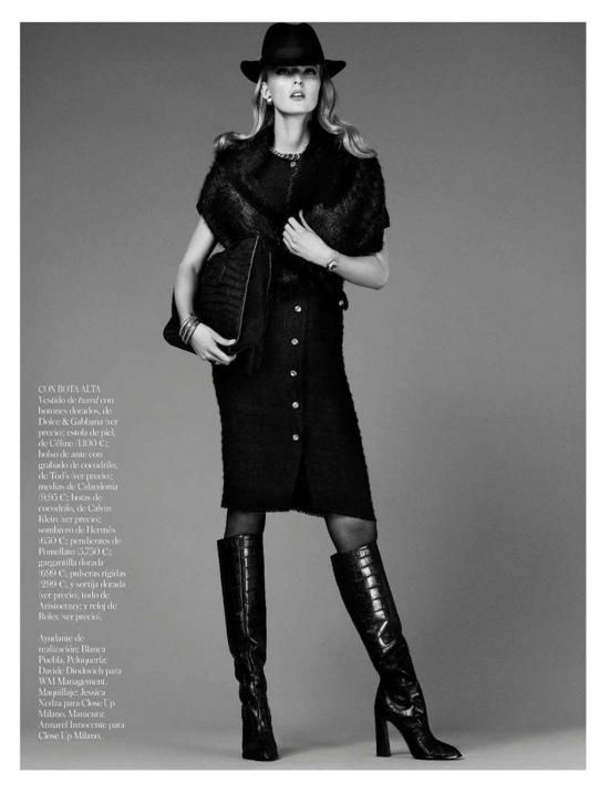 Editorial: Inpiración Leather por Vogue España.
