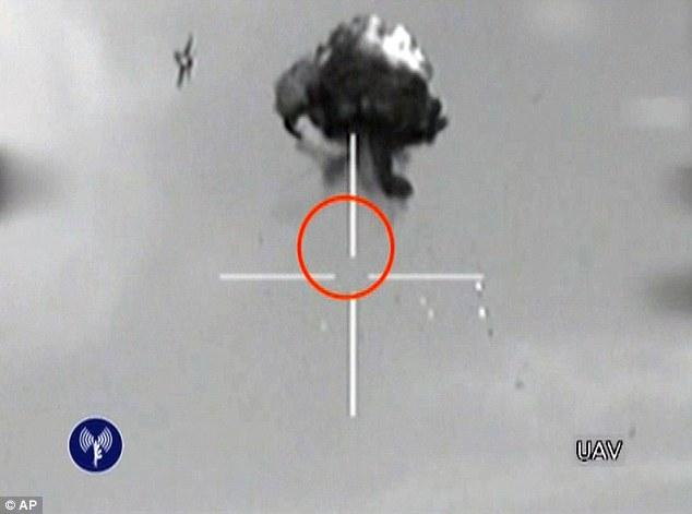 Caza israeli derriba avion no tripulado