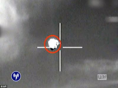 Caza israeli derriba avion no tripulado