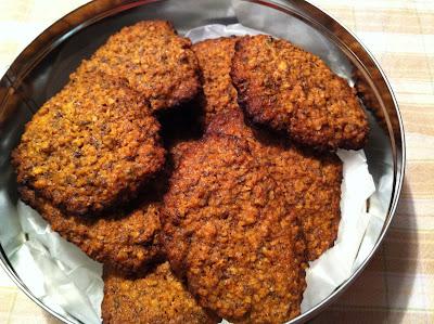 GALLETAS DE AVENA Y PASAS