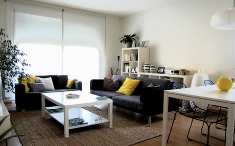 Antes y Después del salón de Lau Antes y Después del salón de Lau