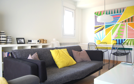 Antes y Después del salón de Lau Antes y Después del salón de Lau