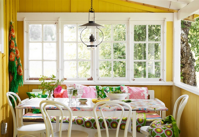 Cottage Escandinavo con Color