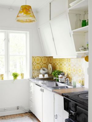 Cottage Escandinavo con Color