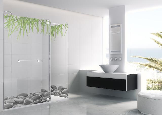 El Diseño en mayúsculas ha llegado a las mamparas de baño
