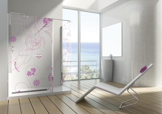 El Diseño en mayúsculas ha llegado a las mamparas de baño