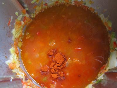 Albóndigas en salsa de verduras