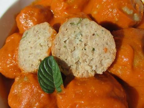 Albóndigas en salsa de verduras