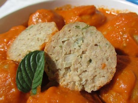 Albóndigas en salsa de verduras