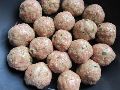 Albóndigas en salsa de verduras