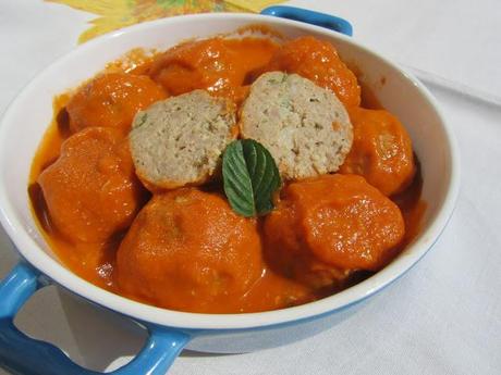 Albóndigas en salsa de verduras