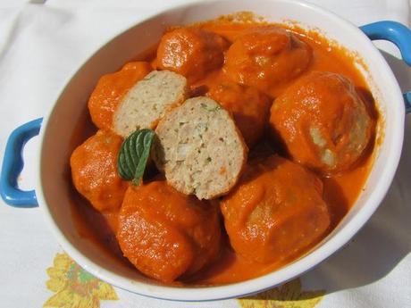 Albóndigas en salsa de verduras