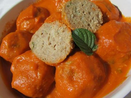 Albóndigas en salsa de verduras