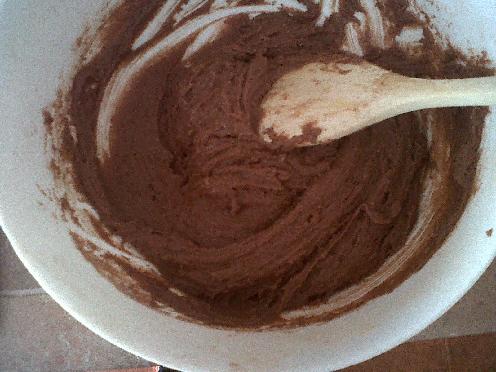 Magdalenas con chocolate estilo Silvia