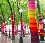 Yarn Bombing: el Street Art más ecológico y simpático