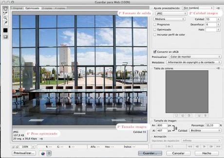 Preparar una imagen optimizada para un sitio web con Photoshop CS6