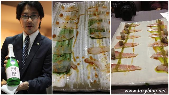 Menú degustación del restaurante Kabuki y cata de sakes