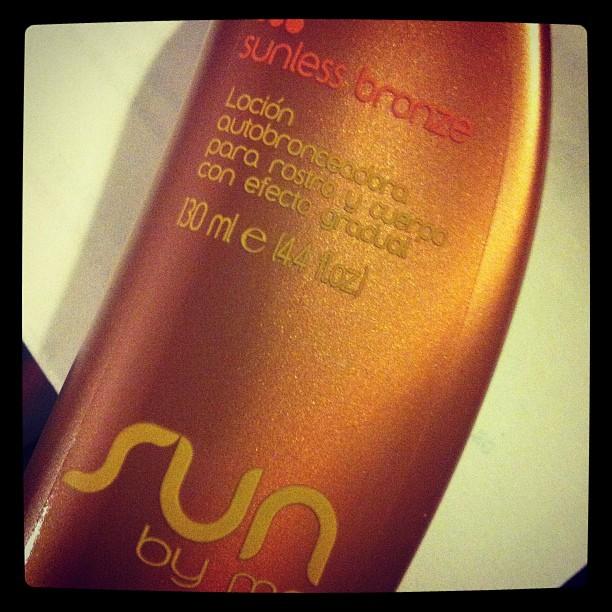 Autobronceante: sin sol y sin naranja.