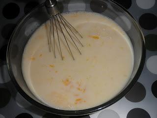 Flan de naranja