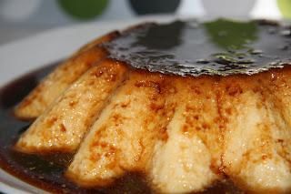 Flan de naranja