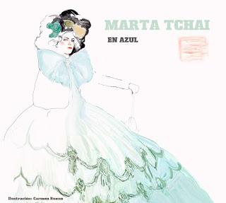 En azul. Marta Tchai.