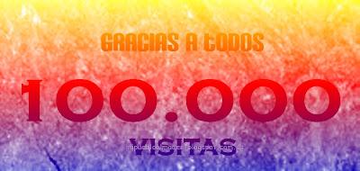 Y llegamos a las 100.000 visitas