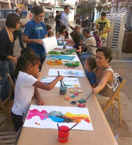taller chapas Semana Mundial de la Lactancia Materna y otras actividades