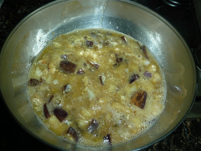 Pincho de tortilla de berenjena