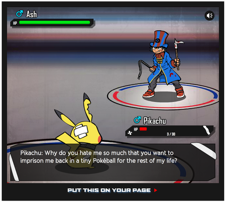 PETA va a por Pokémon