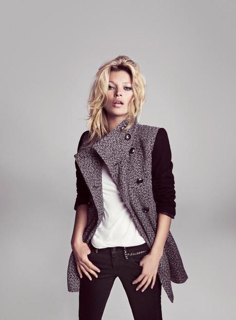 kate moss5 Kate Moss is On Trend for Mangos Winter 2012 Campaign by Inez & Vinoodh