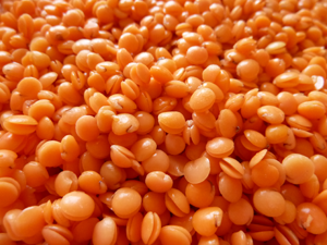 Crema de lentejas coral